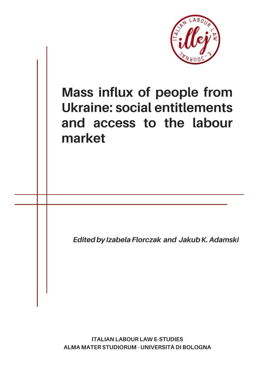 Volume 2 Cover - Mass influx of people from Ukraine: social entitlements and access to the labour market